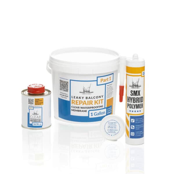 1 gallon (ca. 12 l) wallpaper waterproofing kit by Remedial Membranes