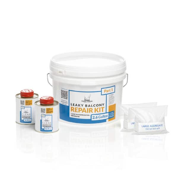 2.6 gallon Remedial Membrane clear Slip resistant coating kit